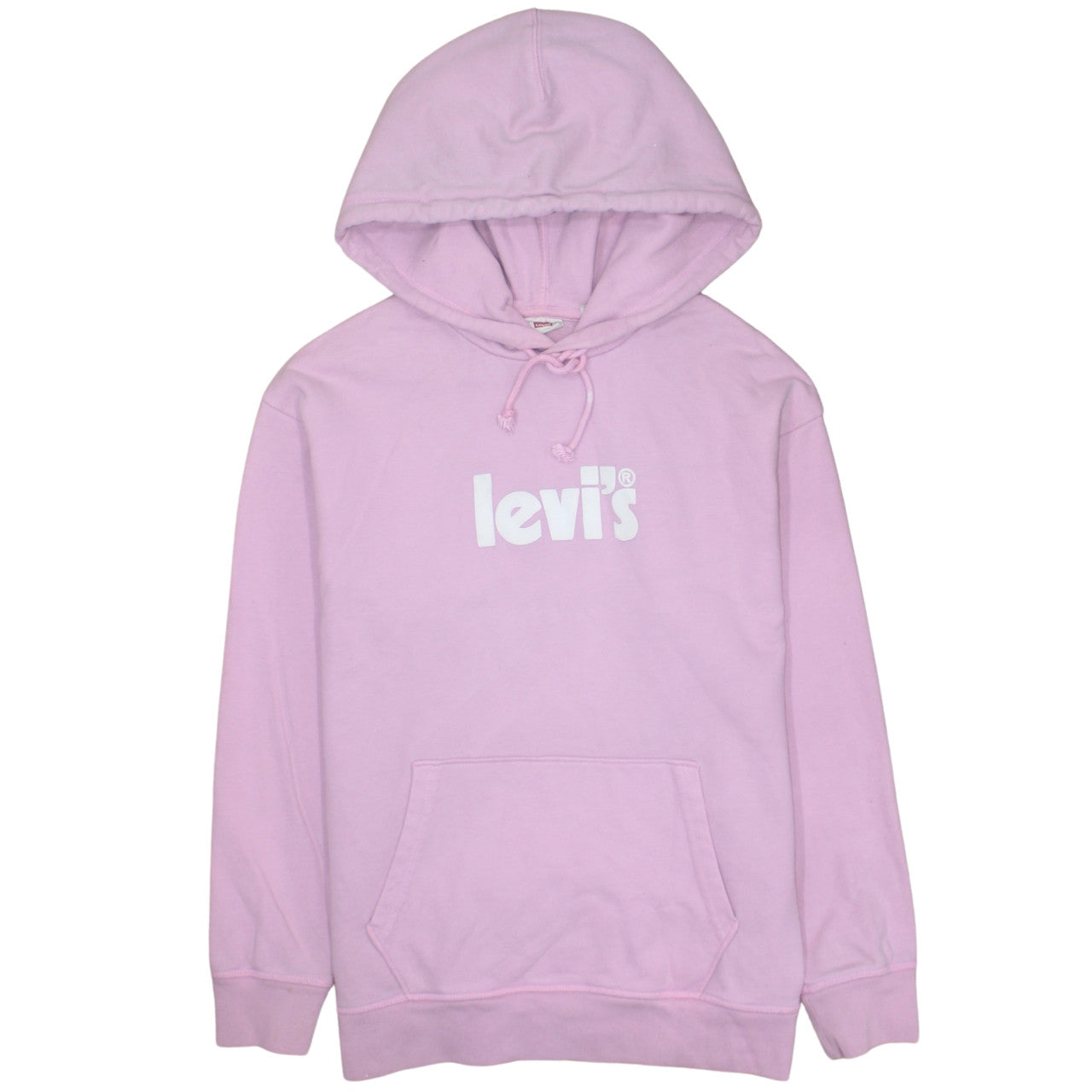 Levi's Women Pink XS Pullover Hoodie with Logo Print