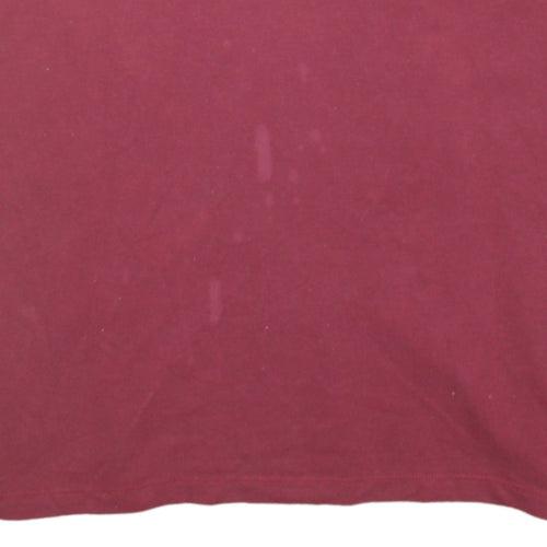 Hugo Boss Men's Red Pima Cotton Regular Fit Polo Shirt 2XL