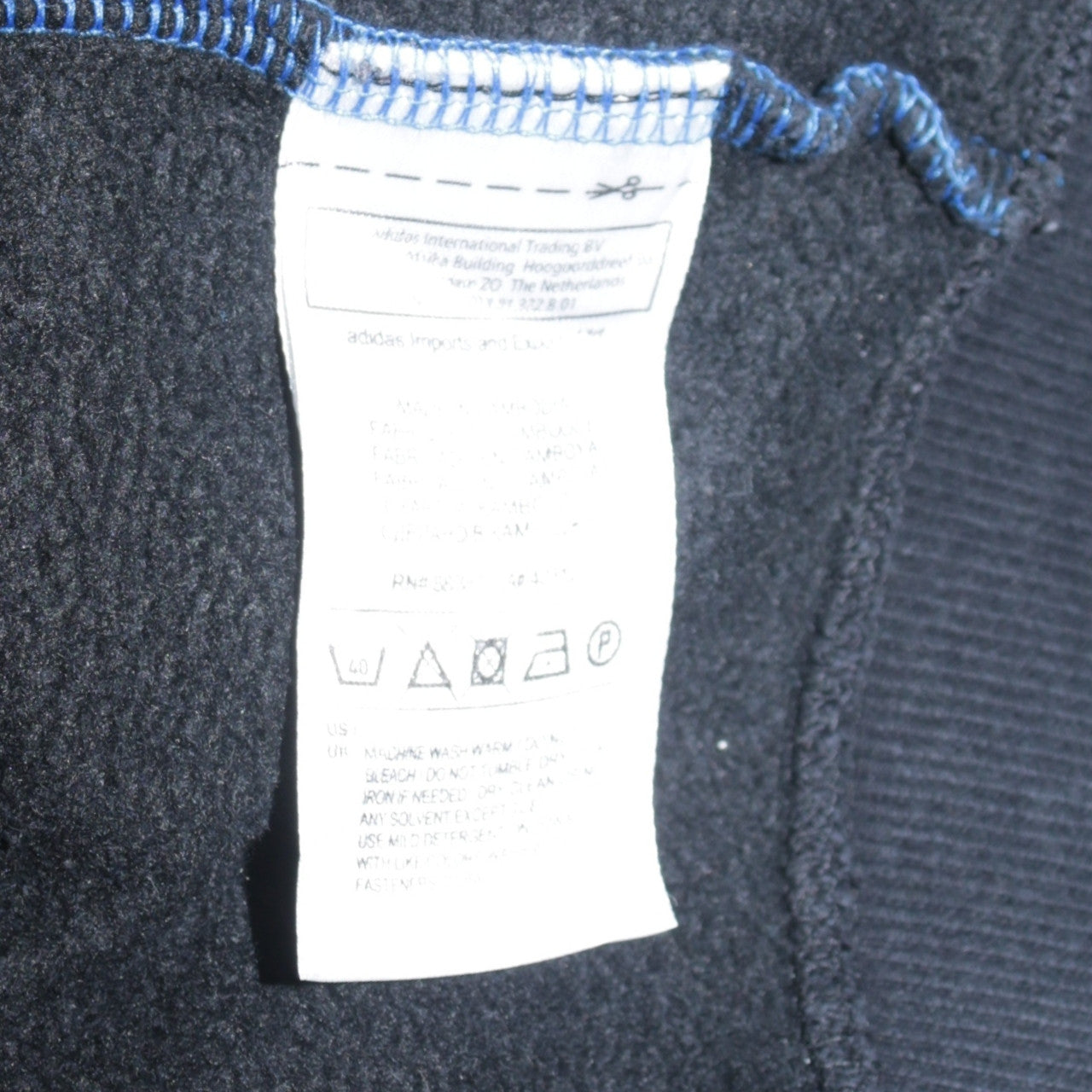 Adidas Womens Black Full Zip Hoodie Small Hooded Sweatshirt