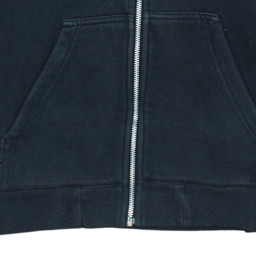 Adidas Womens Black Full Zip Hoodie Small Hooded Sweatshirt
