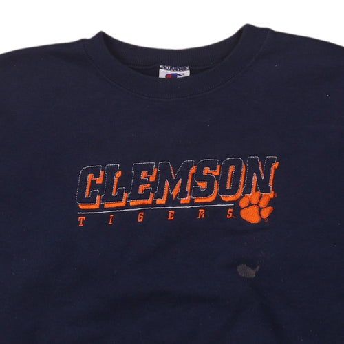 Champion Boys Black Clemson Tigers Pullover Sweatshirt XL 18-20 Fleece