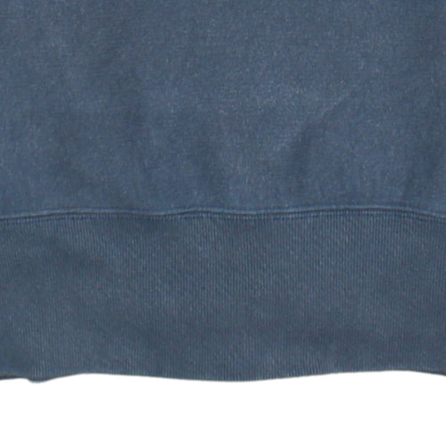 Champion Men's Blue Reverse Weave Sweatshirt Small Classic Crew Neck