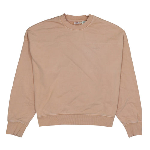 Levi's Womens Beige Crew Neck Pullover Sweatshirt Size L