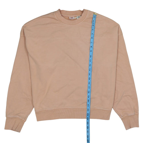 Levi's Womens Beige Crew Neck Pullover Sweatshirt Size L
