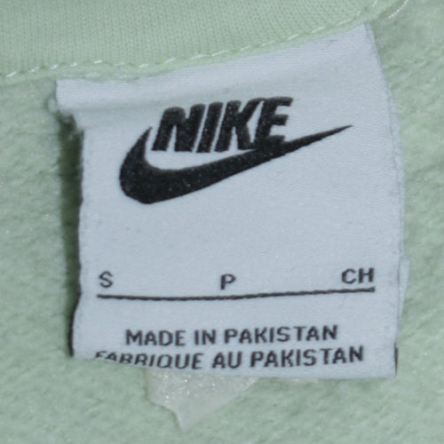 Nike Women’s Mint Green Small Pullover Hoodie Cotton Blend