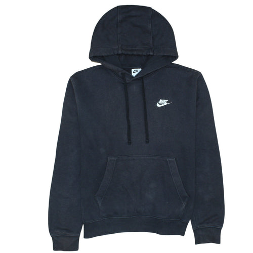 Nike Mens Black XS Pullover Hoodie Fleece Sweatshirt Logo Athletic