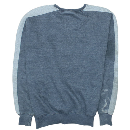 U.S. Polo Assn. Men's Grey Striped Crew Neck Sweatshirt M Regular Fit