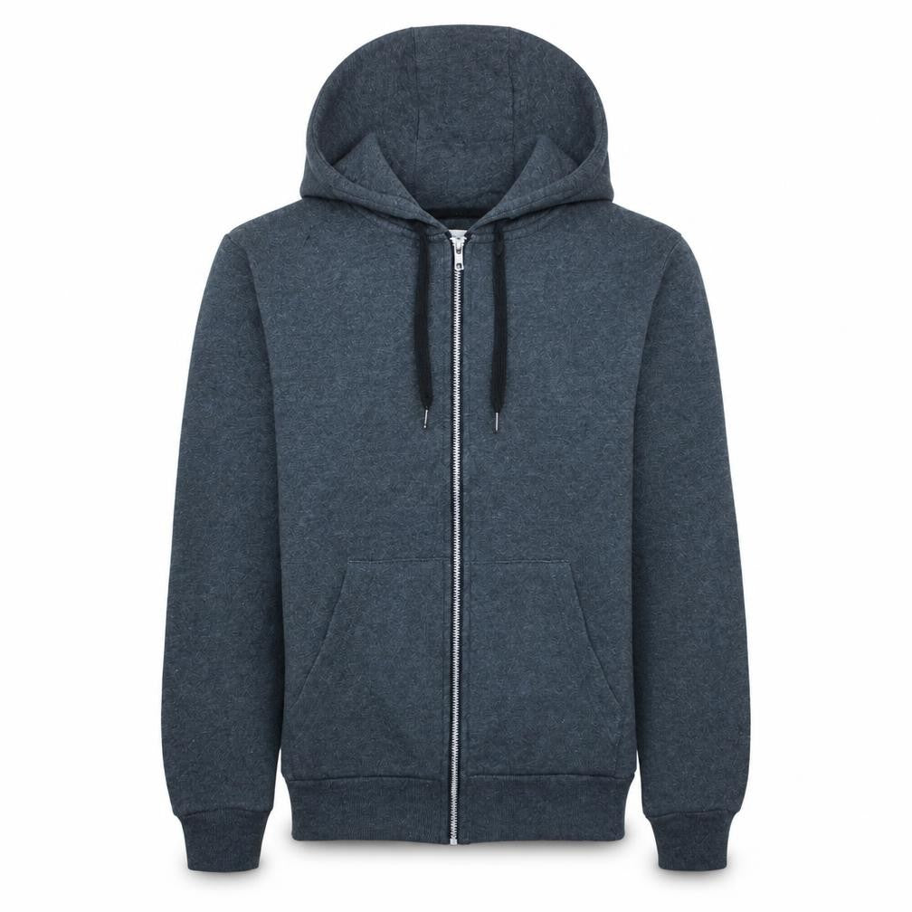 Cedarwood State Men's Grey Full Zip Fleece Hoodie Size S