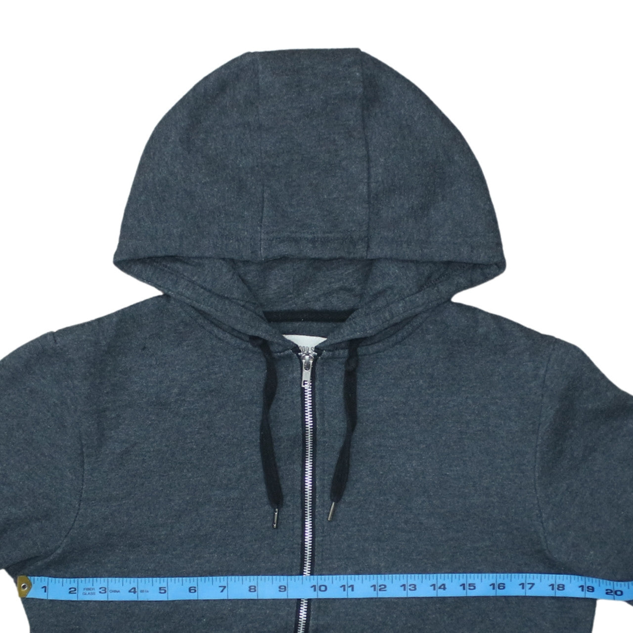 Cedarwood State Men's Grey Full Zip Fleece Hoodie Size S