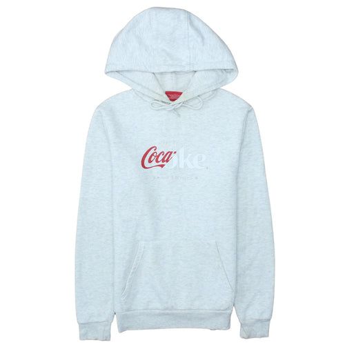Primark Coca-Cola Women Grey Hoodie Small Pullover Hooded Sweatshirt