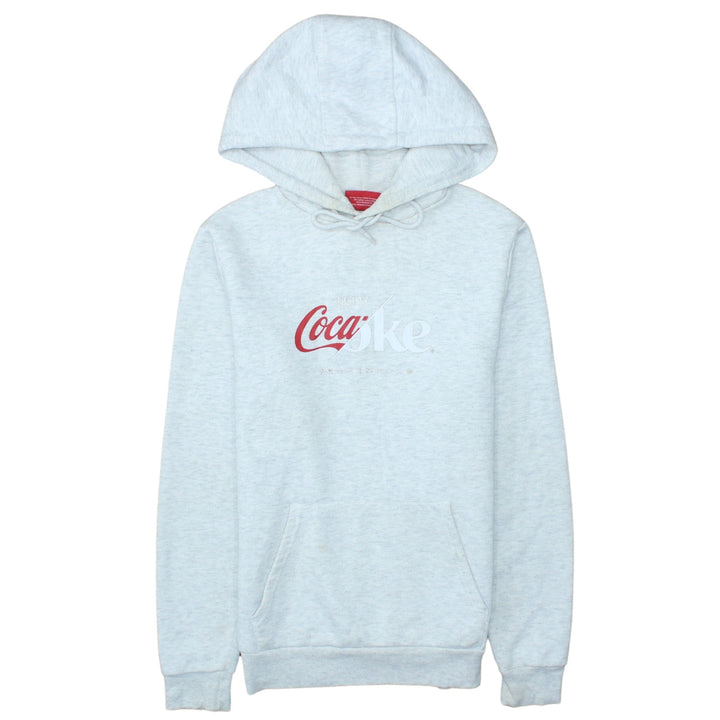 Primark Coca-Cola Women Grey Hoodie Small Pullover Hooded Sweatshirt