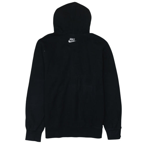 Nike Men's Black Small Pullover Hoodie with Embroidered Logo