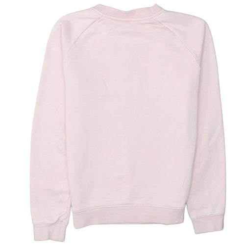 Adidas Womens Pink Crew Neck Logo Sweatshirt XS