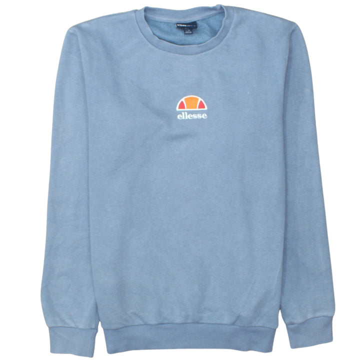 Ellesse Women's Blue Crew Neck Pullover Sweatshirt Size 10