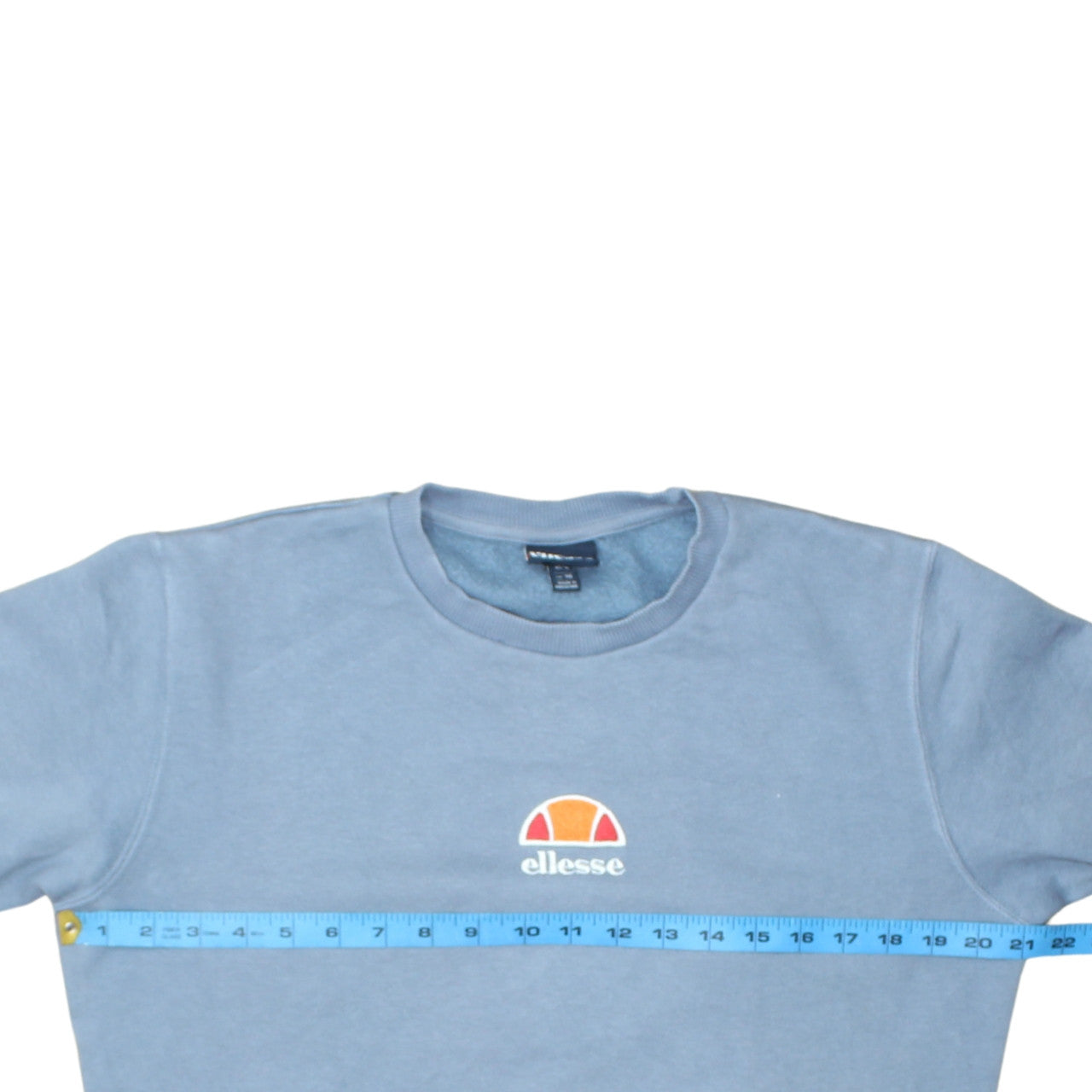 Ellesse Women's Blue Crew Neck Pullover Sweatshirt Size 10