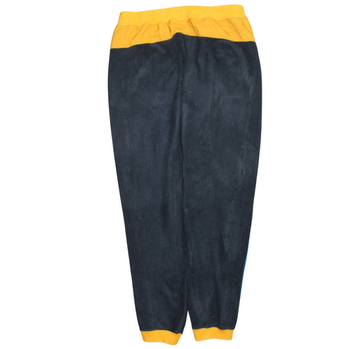 Nike Men's Black Blue Jogger Trousers L Regular Fit Fleece