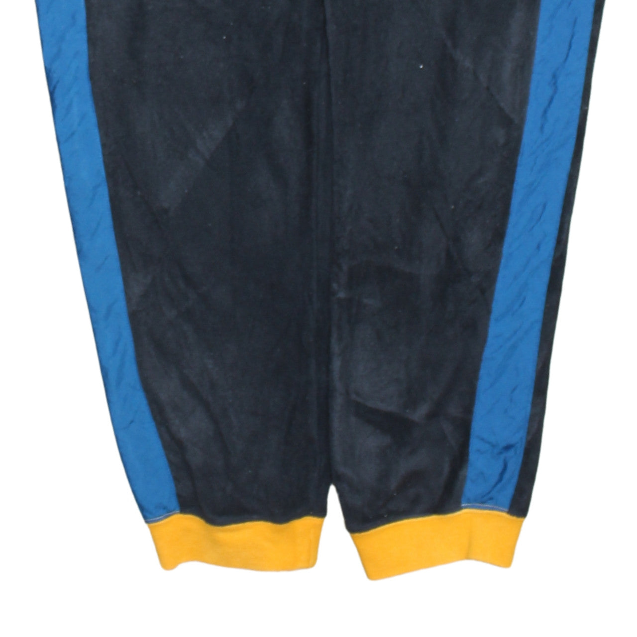 Nike Men's Black Blue Jogger Trousers L Regular Fit Fleece