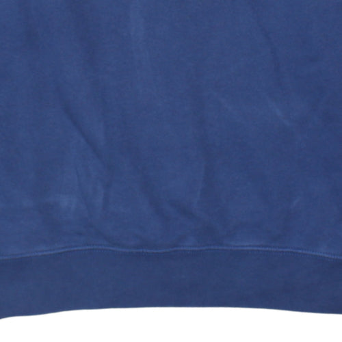 Nike Men's Blue AIR Logo Crew Neck Pullover Sweatshirt XL