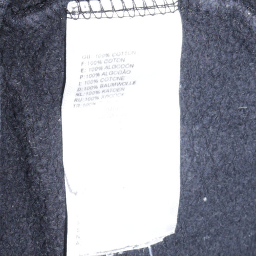 The North Face Men's Black Pullover Hoodie M Logo Fleece Sweatshirt