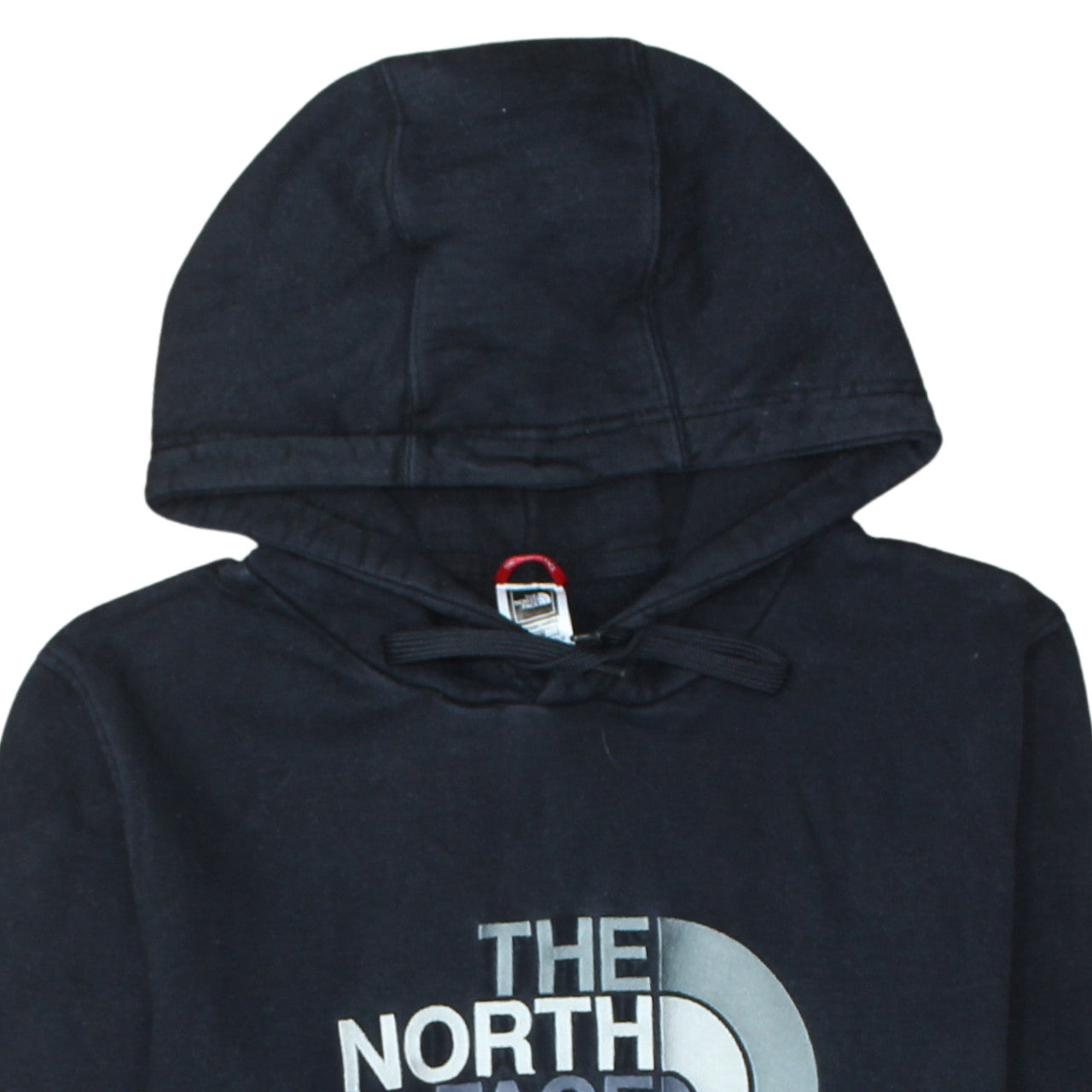The North Face Men's Black Pullover Hoodie M Logo Fleece Sweatshirt