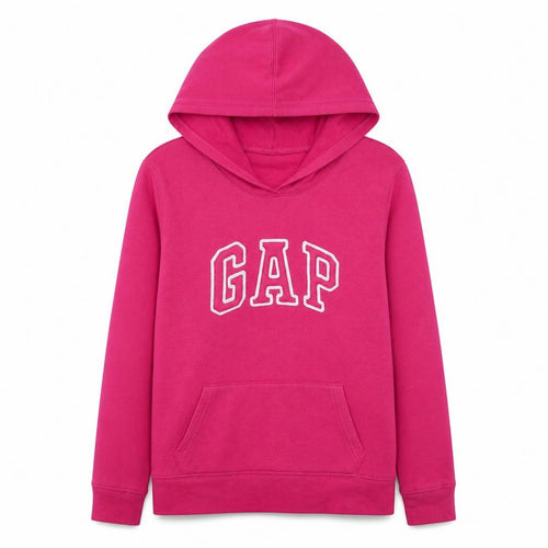 GAP Women’s Pink Pullover Hoodie L Cotton Blend Casual Sweatshirt