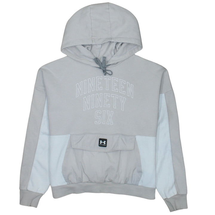 Under Armour Men's Beige Hooded Pullover Graphic Sweatshirt M