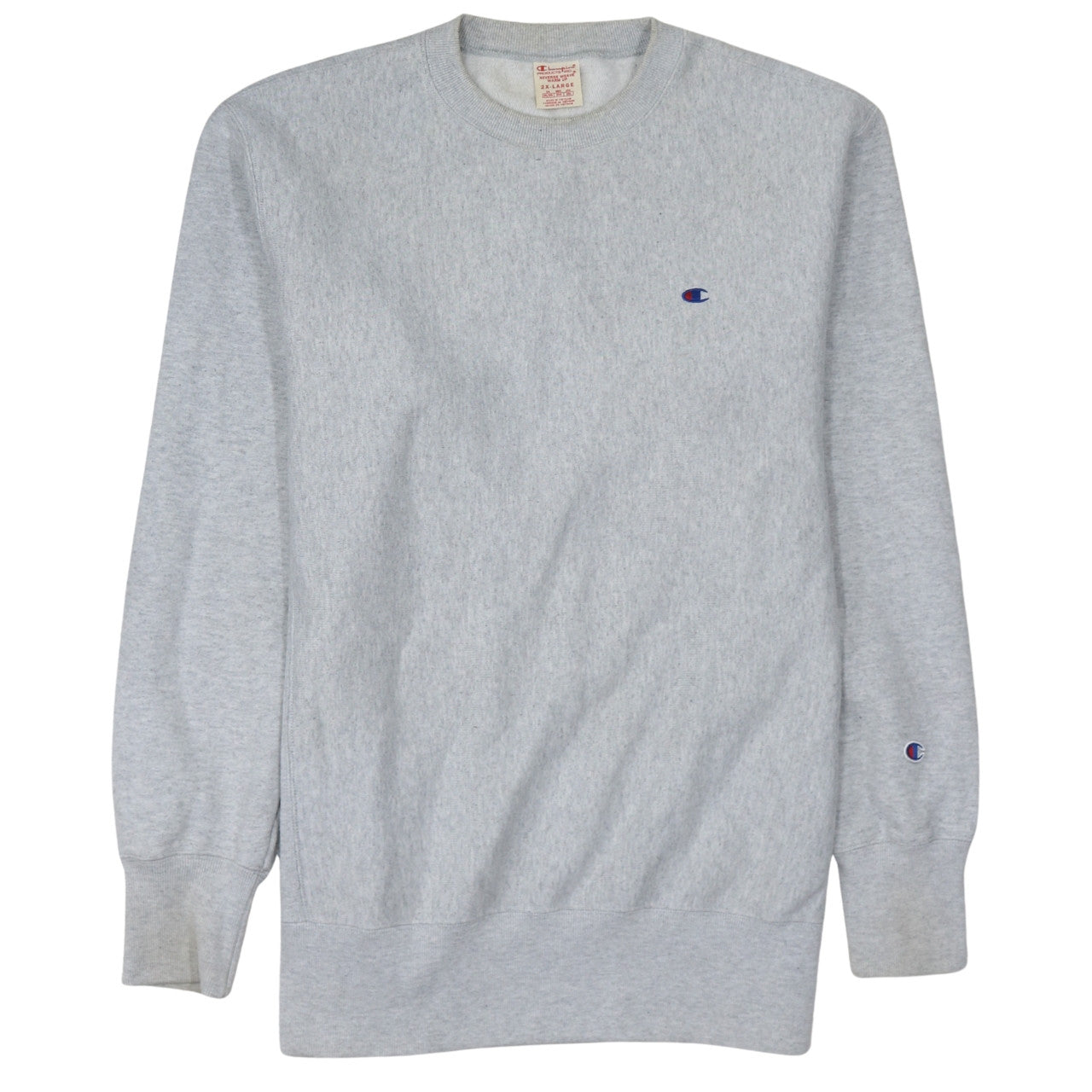 Champion Men's Grey 2XL Pullover Crew Neck Sweatshirt