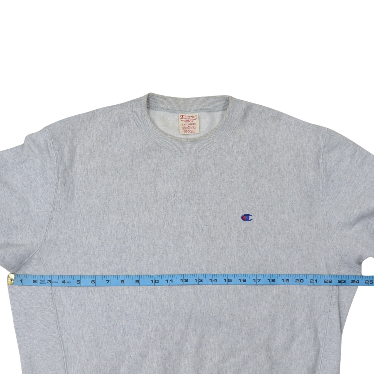 Champion Men's Grey 2XL Pullover Crew Neck Sweatshirt