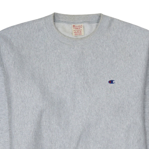 Champion Men's Grey 2XL Pullover Crew Neck Sweatshirt