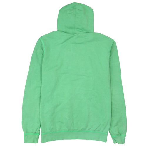 Puma Men's Green Pullover Hoodie L Logo Sportswear