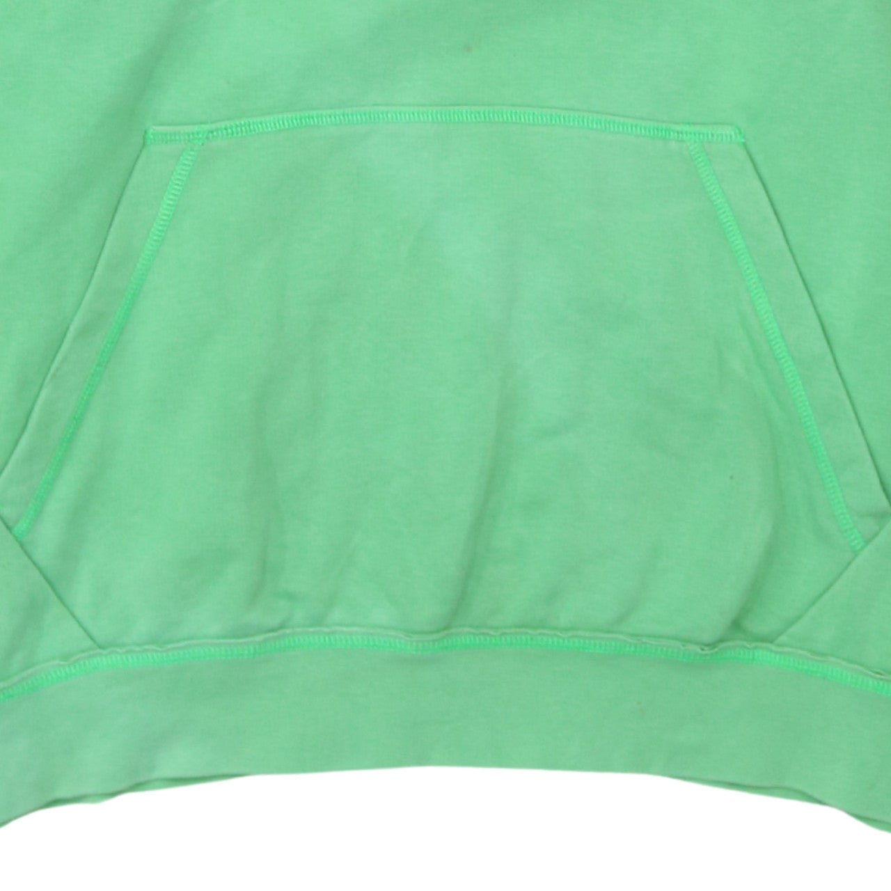 Puma Men's Green Pullover Hoodie L Logo Sportswear