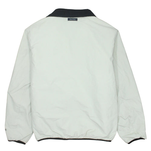 Nautica Men's White L Basic Lined Nylon Winter Jacket