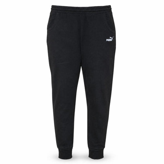 Front view of Puma Men's Black XL Jogger Trousers Regular Fit Casual