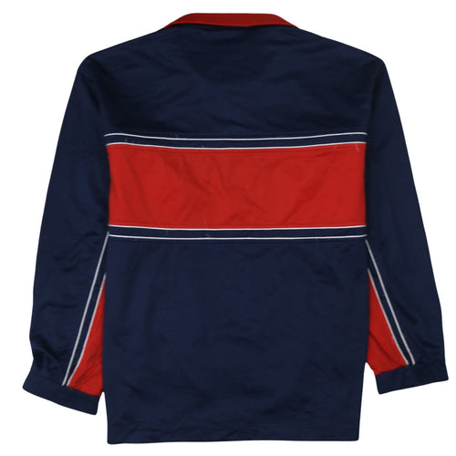 Fila Men's Blue Red Retro Track Jacket Size L Full Zip