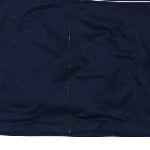 Fila Men's Blue Red Retro Track Jacket Size L Full Zip
