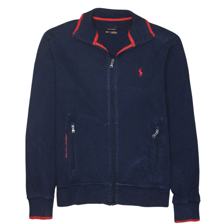 Ralph Lauren Men’s Blue Track Jacket XS Full Zip Cotton Blend