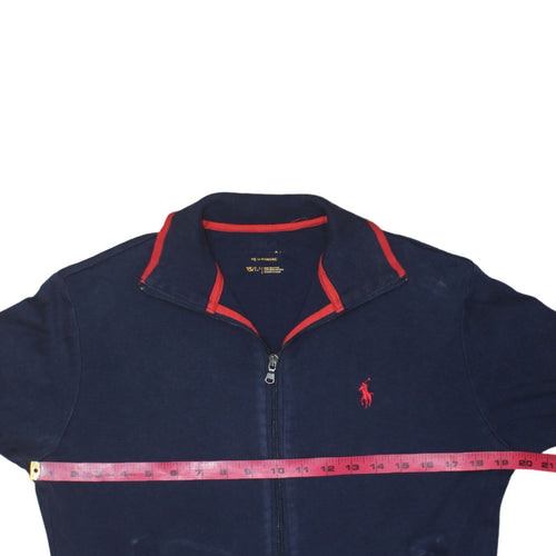 Ralph Lauren Men’s Blue Track Jacket XS Full Zip Cotton Blend