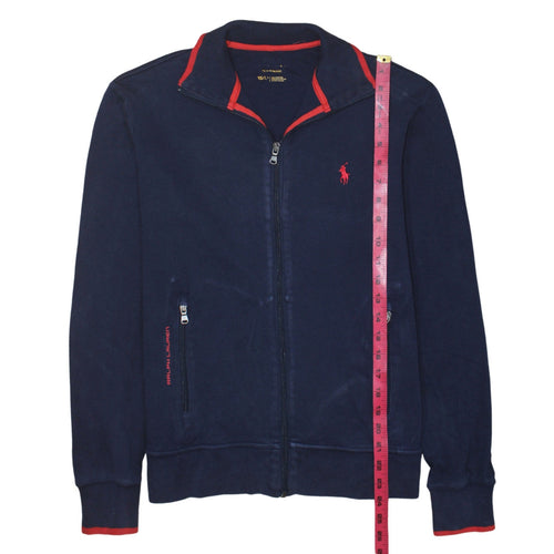 Ralph Lauren Men’s Blue Track Jacket XS Full Zip Cotton Blend