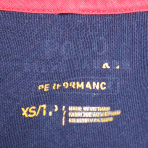 Ralph Lauren Men’s Blue Track Jacket XS Full Zip Cotton Blend