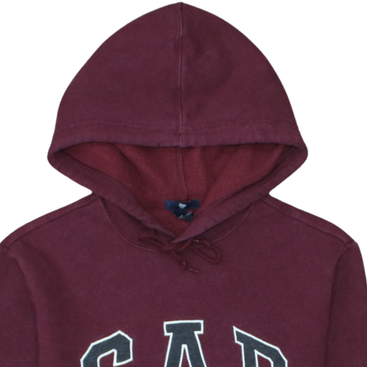 GAP Men's Red Pullover Hoodie XS Fleece Regular Fit Logo