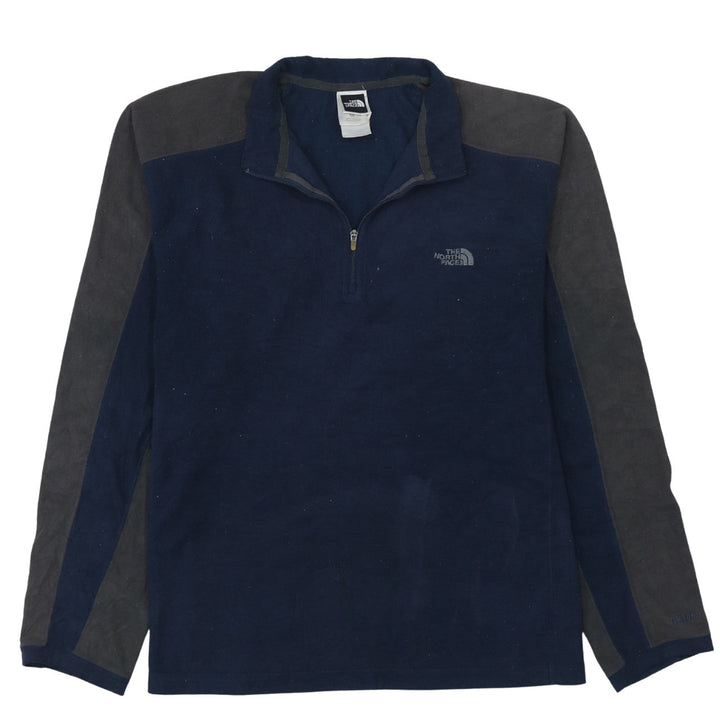 The North Face Men's Blue Fleece 1/2 Zip Pullover Sweatshirt S