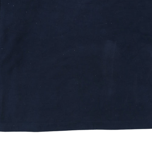 The North Face Men's Blue Fleece 1/2 Zip Pullover Sweatshirt S