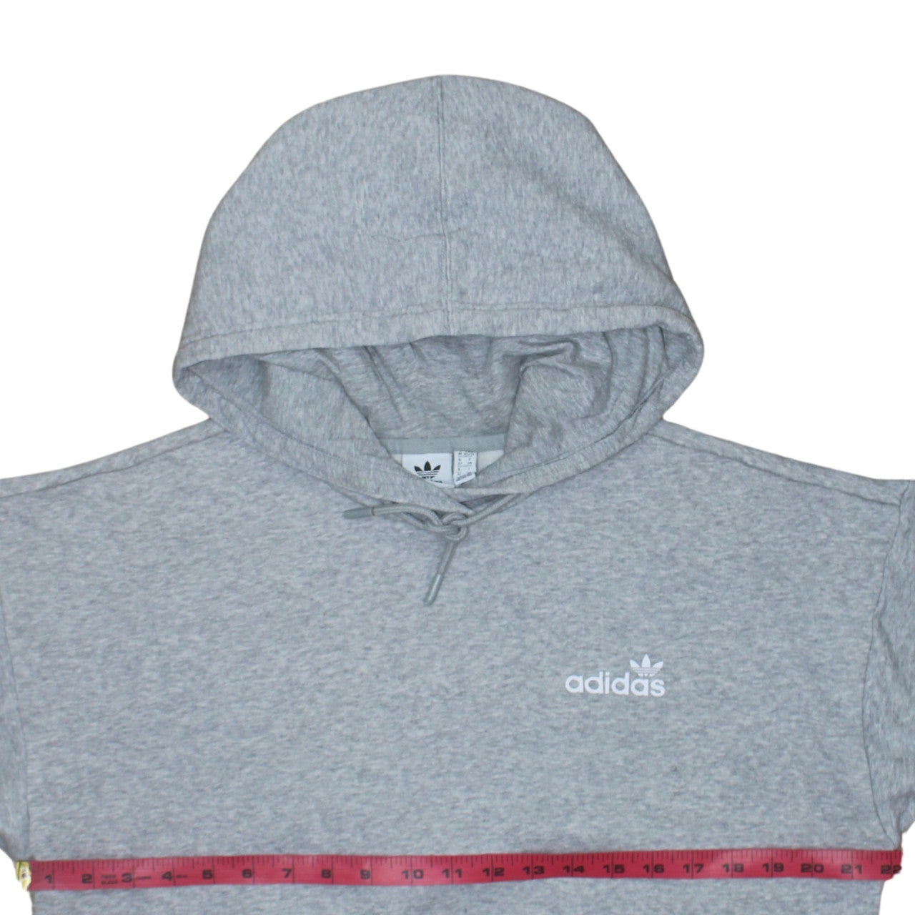 Adidas Women’s Grey Pullover Hoodie XS Cotton Blend Casual