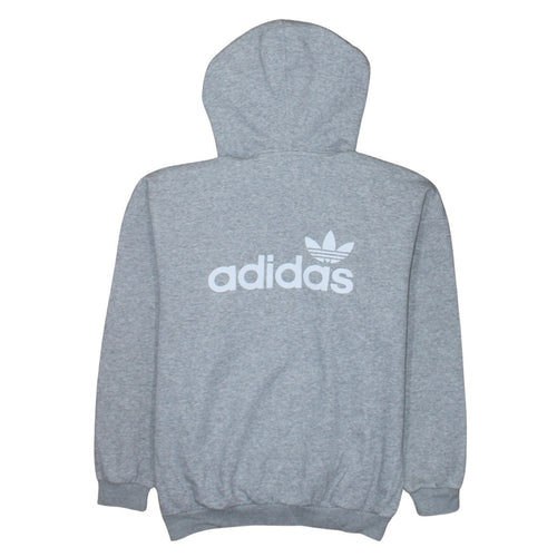 Adidas Women’s Grey Pullover Hoodie XS Cotton Blend Casual