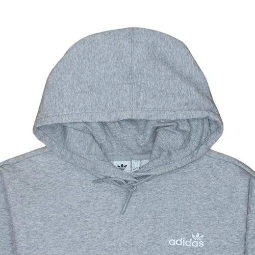 Adidas Women’s Grey Pullover Hoodie XS Cotton Blend Casual