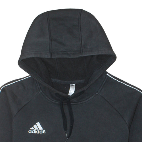 Adidas Men's Black Pullover Hoodie M Sports Fleece Regular Fit