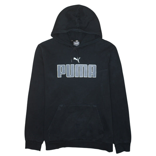 Puma Men's Black Pullover Hoodie XL Fleece Sportswear