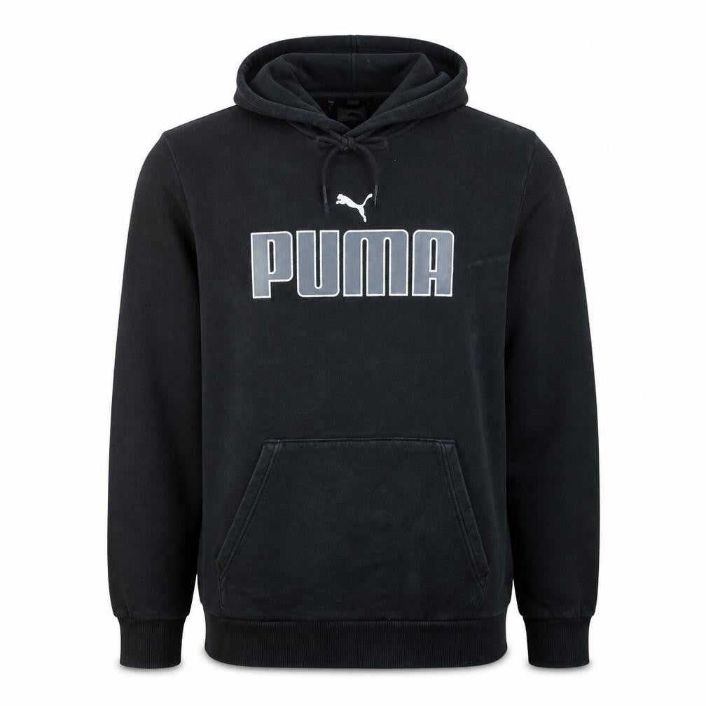 Puma Men's Black Pullover Hoodie XL Fleece Sportswear