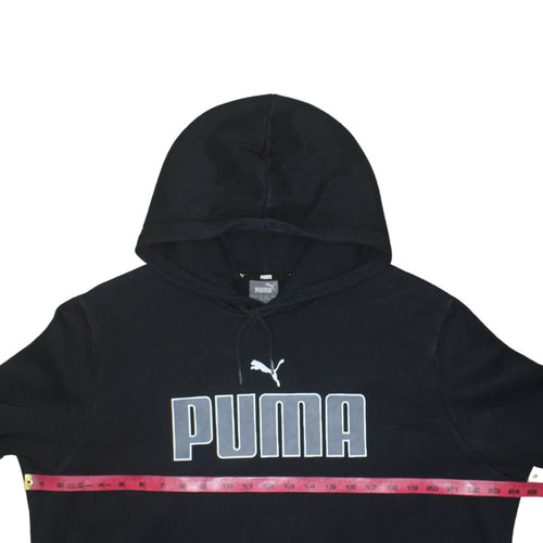 Puma Men's Black Pullover Hoodie XL Fleece Sportswear