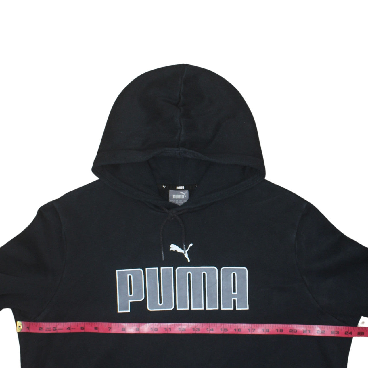 Puma Men's Black Pullover Hoodie XL Fleece Sportswear